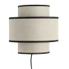 Applique murale design en lin H24 cm SLOT