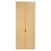 Armoire dressing avec penderie finition bois chêne L90 cm GARENCE