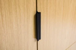 Armoire dressing avec penderie finition bois chêne L90 cm GARENCE