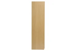 Armoire dressing avec 2 penderies finition bois chêne L90 cm GARENCE