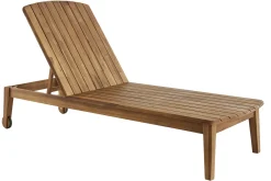Bain de soleil en bois massif CANOPEE
