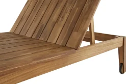 Bains de soleil en bois massif (lot de 2) CANOPEE