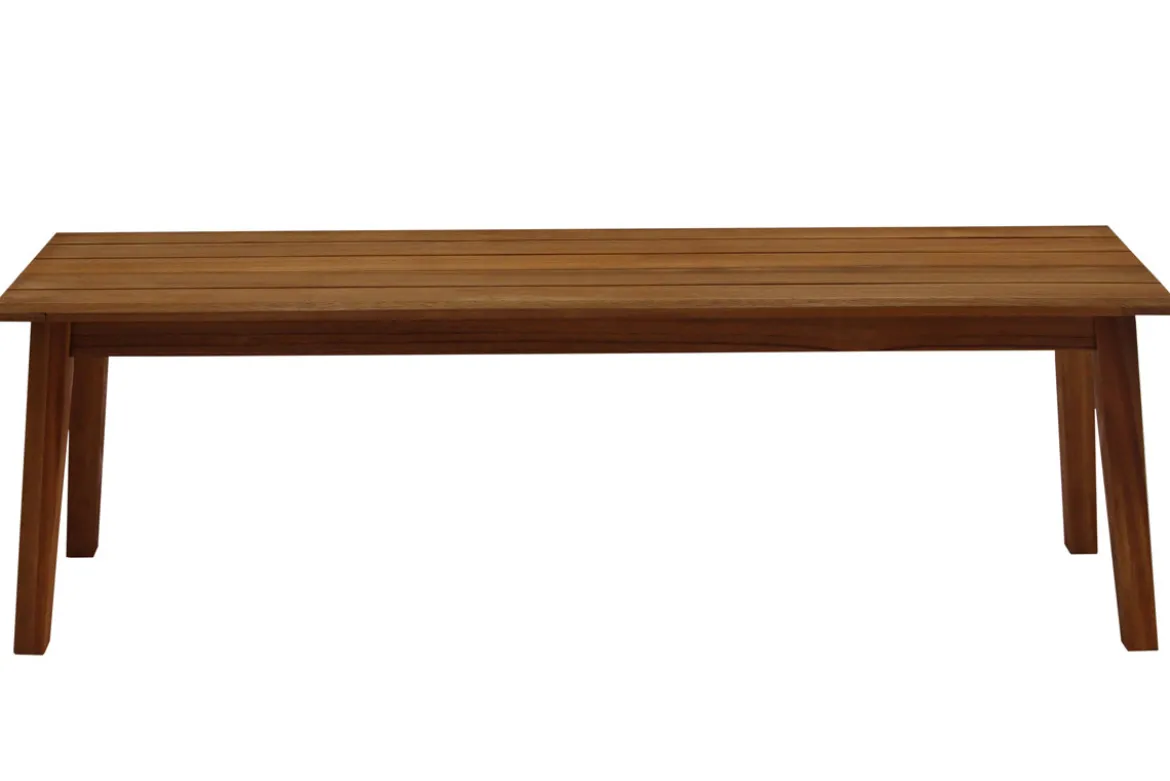 Banc de jardin bois massif L145 cm CANOPEE