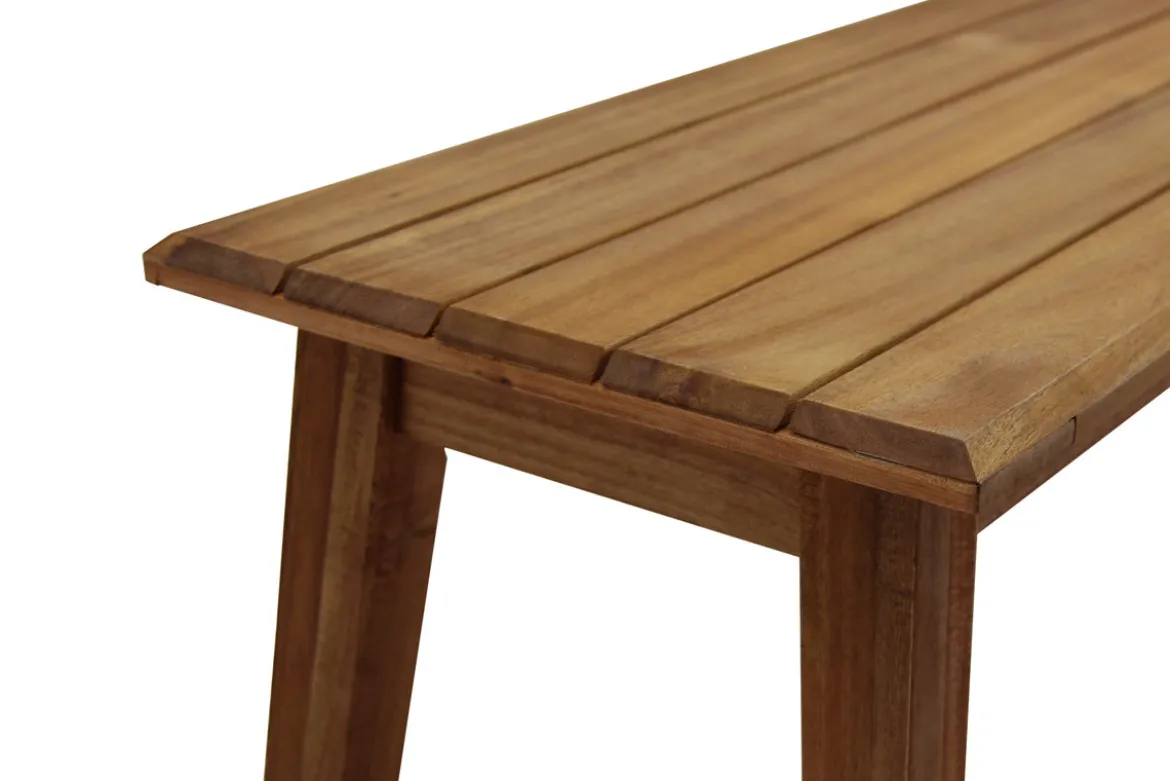 Banc de jardin bois massif L145 cm CANOPEE