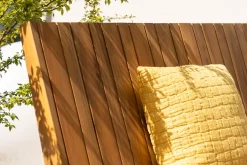 Banc de jardin en bois massif 2 places L116 cm TIDAK