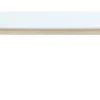 Banc scandinave blanc et bois clair L100 cm LEENA