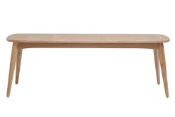 Banc scandinave bois clair L130 cm NORDECO