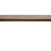 Banc vintage bois foncé noyer L130 cm NORDECO