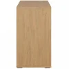 Bibliothèque basse finition bois clair chêne L140 cm EPURE
