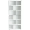 Bibliothèque design bois blanc L92 cm EPURE
