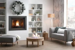 Bibliothèque design bois blanc L92 cm EPURE