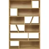 Bibliothèque design en bois clair L120 cm AZTEQUE