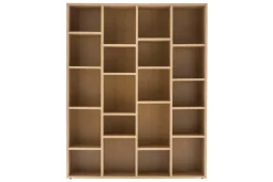 Bibliothèque design finition bois clair chêne L149 cm RYTHM