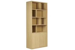 Bibliothèque finition bois clair chêne L92 cm NAGANO
