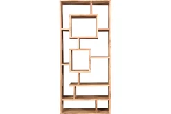 Bibliothèque ouverte design en bois massif L80 cm CHAPMAN