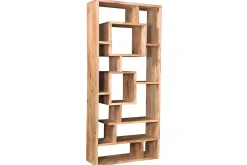 Bibliothèque ouverte design en bois massif L80 cm CHAPMAN