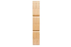 Bibliothèque ouverte multi casiers en bois clair frêne L120 cm WARHOL