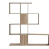 Bibliothèque ouverte séparateur design finition bois clair chêne L139 cm COMO