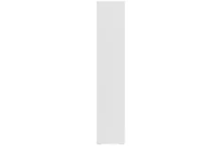 Bibliothèque scandinave blanc mat L140 cm EPURE