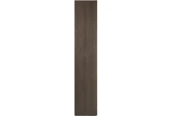 Bibliothèque scandinave finition bois foncé noyer L140 cm EPURE