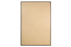 Bibliothèque scandinave finition bois foncé noyer L140 cm EPURE