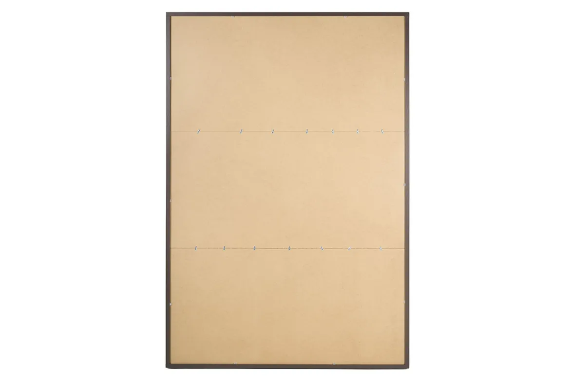 Bibliothèque scandinave finition bois foncé noyer L140 cm EPURE