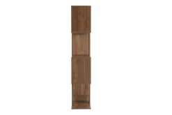 Bibliothèque séparateur design finition bois noyer L139 cm COMO