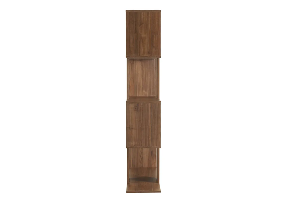 Bibliothèque séparateur design finition bois noyer L139 cm COMO
