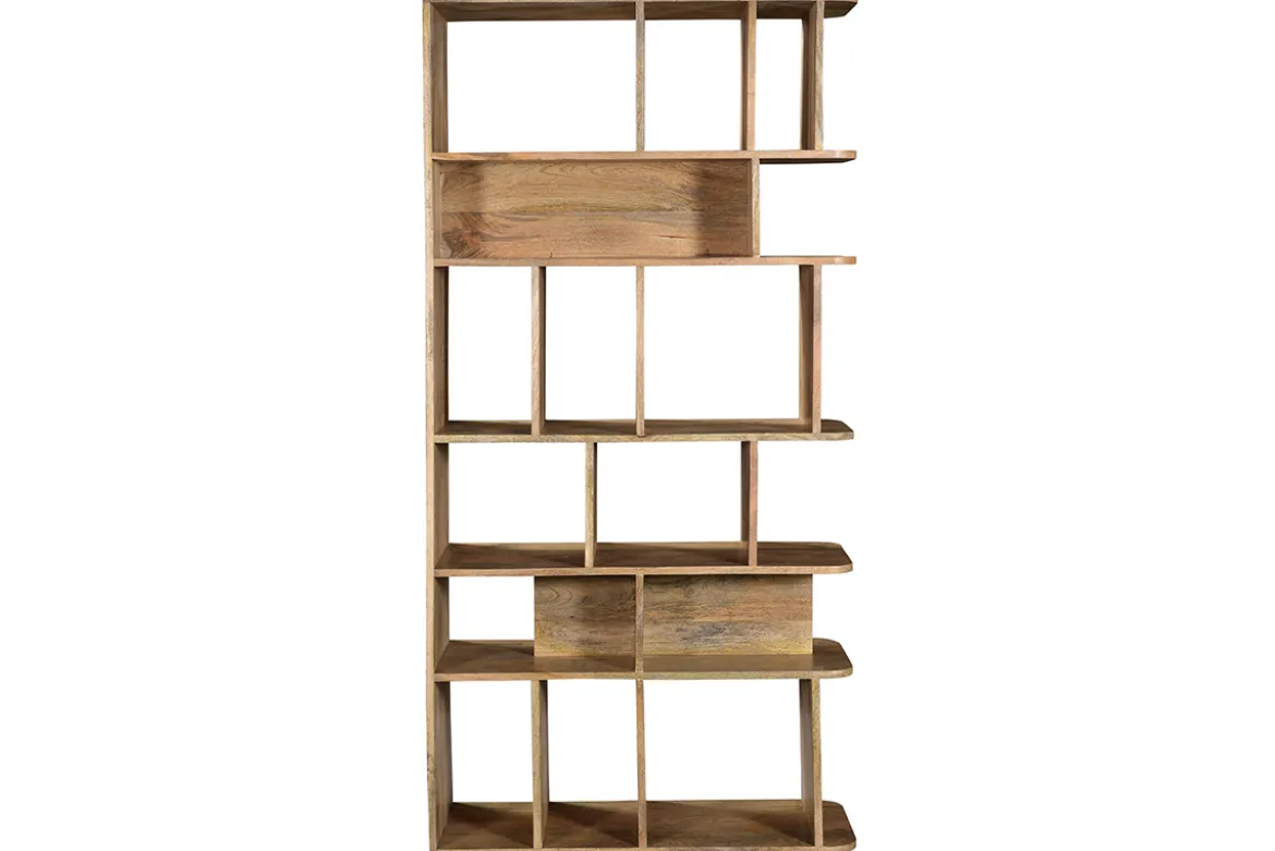 Bibliothèque séparateur en bois manguier massif L88 cm RUPAH