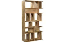 Bibliothèque séparateur en bois manguier massif L88 cm RUPAH