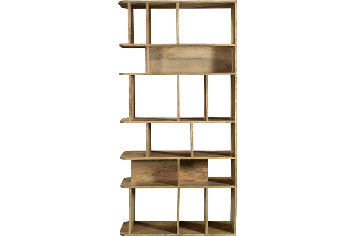 Bibliothèque séparateur en bois manguier massif L88 cm RUPAH