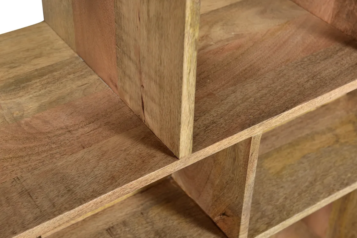 Bibliothèque séparateur en bois manguier massif L88 cm RUPAH