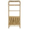 Bibliothèque vintage en rotin naturel L80 cm GALON