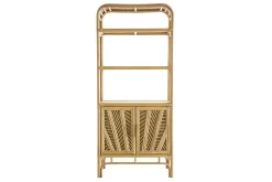 Bibliothèque vintage en rotin naturel L80 cm GALON