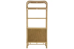 Bibliothèque vintage en rotin naturel L80 cm GALON