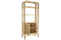 Bibliothèque vintage en rotin naturel L80 cm GALON