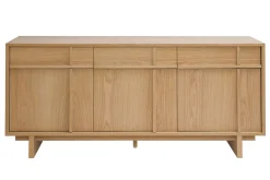Buffet en bois clair chêne L160 cm ZAO