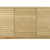 Buffet en bois manguier massif 3 portes L160 cm MATCHA