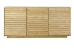 Buffet en bois manguier massif 3 portes L160 cm MATCHA