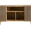 Buffet en bois manguier massif 2 portes coulissantes L140 cm ALBA