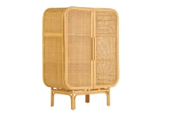 Buffet en rotin 2 portes L80 cm LUWAK