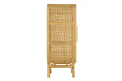 Buffet en rotin 2 portes L80 cm LUWAK