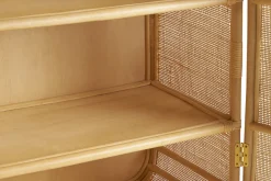 Buffet en rotin 2 portes L80 cm LUWAK