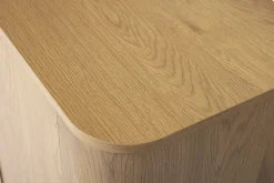 Buffet finition bois clair chêne 4 portes L180 cm NEGAN