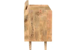 Buffet meuble de rangement vinyles en bois manguier massif L105 cm MATAHARI