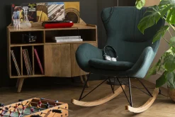 Buffet meuble de rangement vinyles en bois manguier massif L105 cm MATAHARI