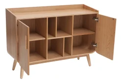 Buffet scandinave en bois clair 2 portes L122 cm HALLEN