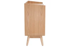 Buffet scandinave en bois clair 2 portes L122 cm HALLEN