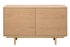 Buffet scandinave en bois clair 2 portes L120 cm SID