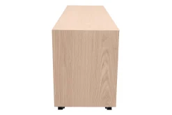 Buffet vintage finition bois chêne 2 portes 3 tiroirs L160 cm MANNY